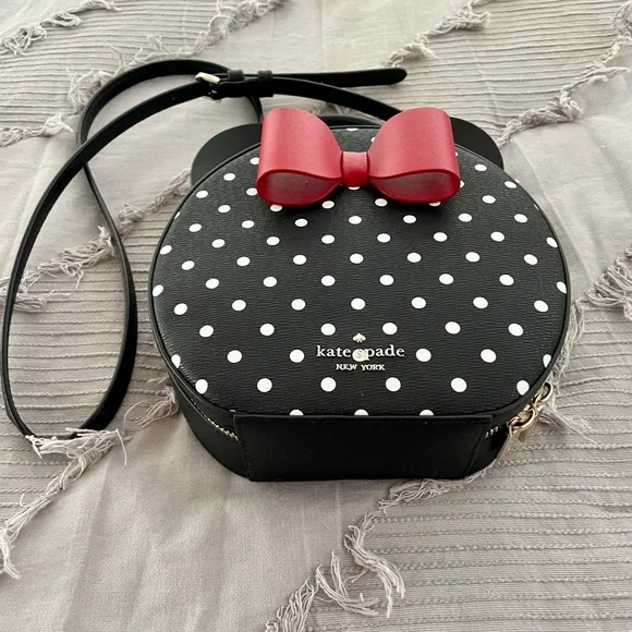 BNWOT! Kate Spade Minnie Mouse Crossbody Bag With Detachable Strap - Picture 15 of 15